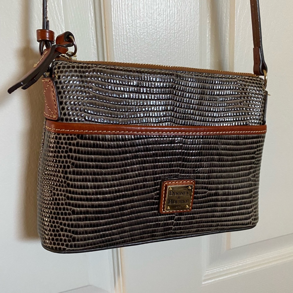 Dooney & Bourke Lizard Crossbody Purse Handbag